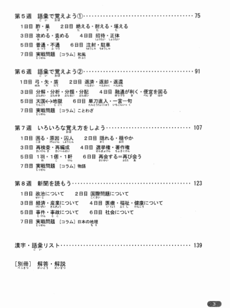 图片[4]-N1五件套-3-汉字-新日语能力考试考前对策-jlptzhen，日语jlpt真题在线练习